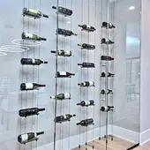 floor to ceiling wine rack